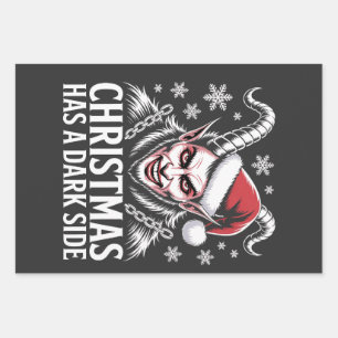 Christmas Has a Dark Side Wrapping Paper Sheet