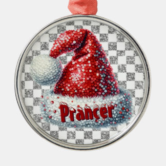 Christmas Hat Premium Round Ornament