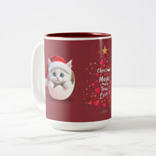 Christmas Hatchling Two-Tone Coffee Mug