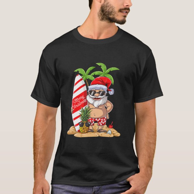 Christmas Hawaiian T-Shirt (Front)