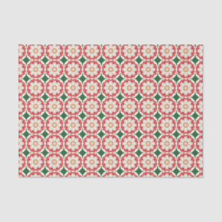 Christmas Heart Abstract Design Tissue Paper