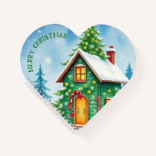 Christmas Hearts Notebook