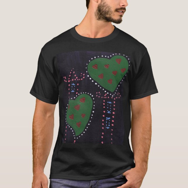 christmas hearts T-Shirt (Front)