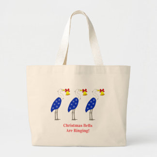 Christmas Herons Tote Bag