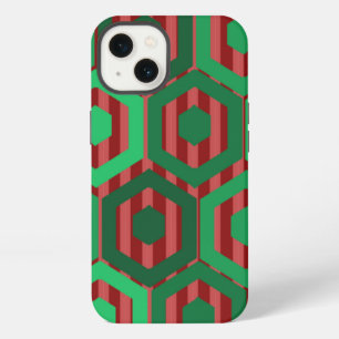 Christmas Hexagons iPhone 13 Case