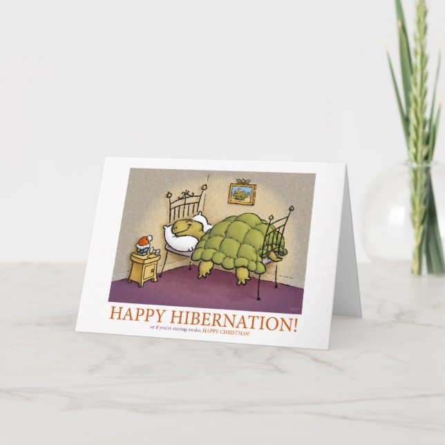 Christmas Hibernation Card (Front)