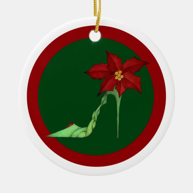Christmas High Heel Ornament (Front)