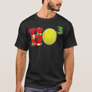 Christmas Ho3 Tennis Holiday Xmas Pajama T-Shirt