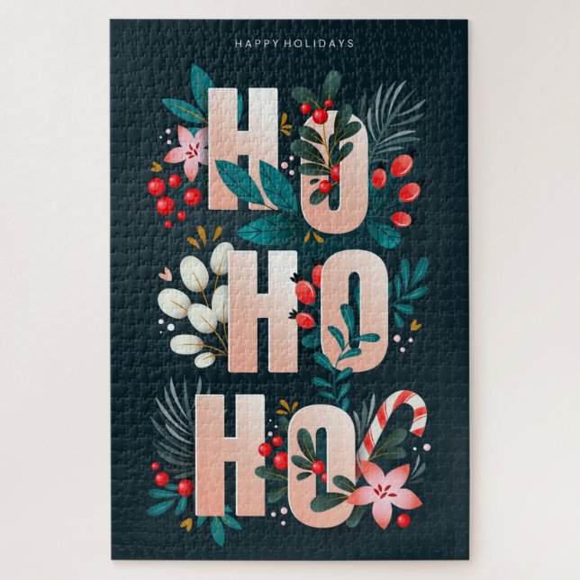 Christmas Ho Ho Ho Jigsaw Puzzle (Vertical)