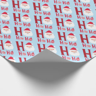 Christmas Ho Ho Ho Santa Wrapping Paper
