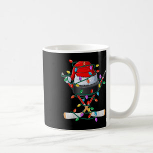 Christmas Hockey Xmas Santa Sports Hat Ball Kids B Coffee Mug