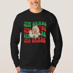 Christmas Holiday 7th Grade Santa Claus Teacher Xm T-Shirt