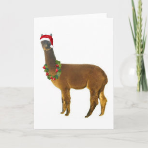 Christmas Holiday Alpaca