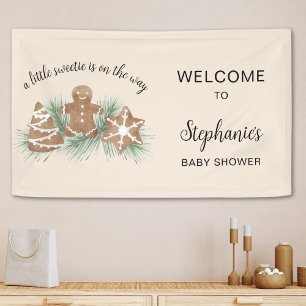 Christmas Holiday Baby Shower Banner