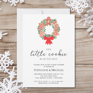 Christmas Holiday Baby Shower Invitation