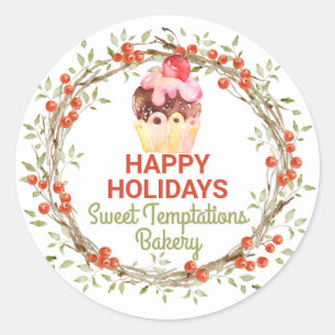 Christmas Holiday Baking Box Seals