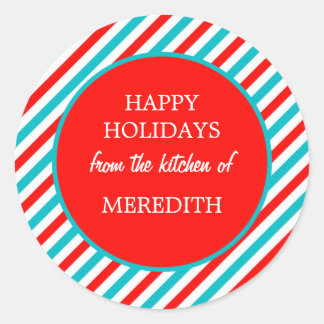 Christmas Holiday Baking From the Kitchen Of Classic Round Sticker