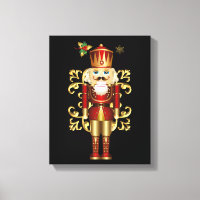 Christmas Holiday Canvas Art-Nutcracker