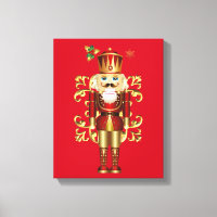 Christmas Holiday Canvas Art-Nutcracker