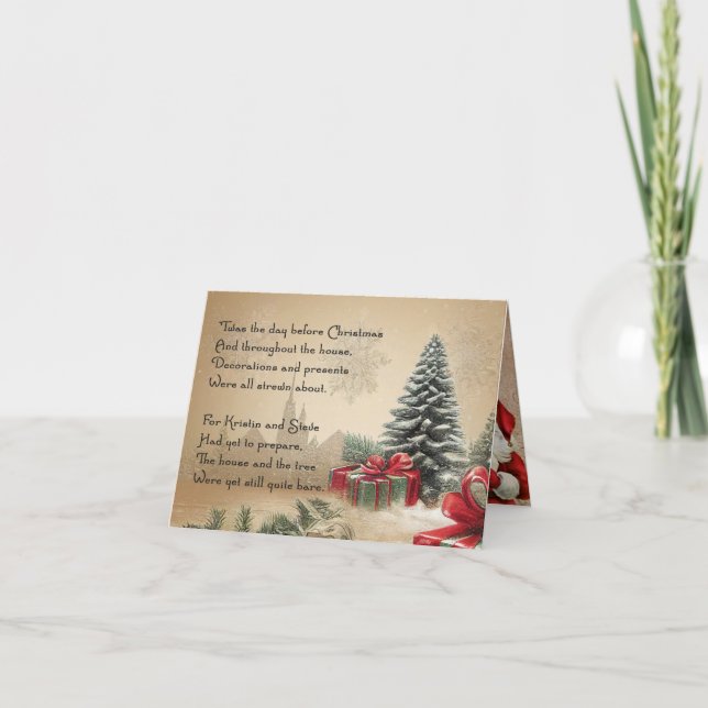 Christmas Holiday Card (Front)