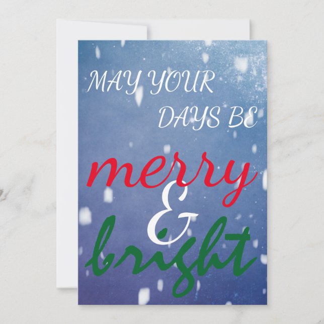 Christmas Holiday Card (Front)