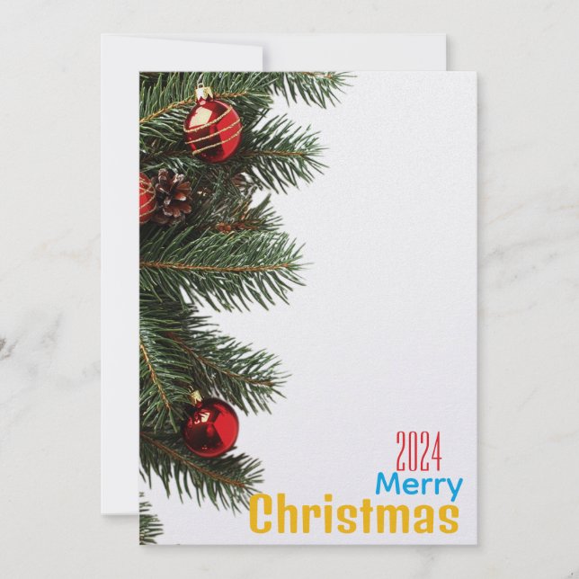 Christmas  holiday card (Front)