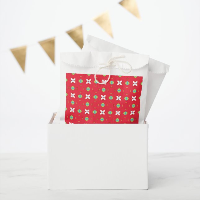 Christmas Holiday Charm Pattern 02 -  Favour Bags (Party)