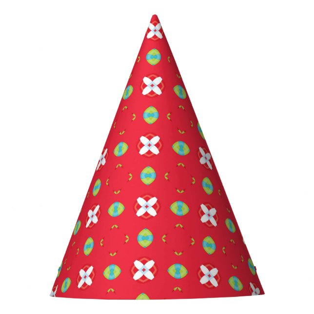 Christmas Holiday Charm Pattern 02 -  Party Hat (Front)
