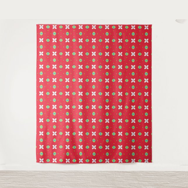 Christmas Holiday Charm Pattern 02 -  Tapestry (Front)
