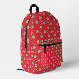 Christmas Holiday Charm Pattern 03 - Printed Backpack