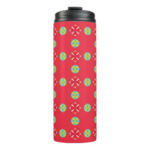 Christmas Holiday Charm Pattern 03 -  Thermal Tumbler