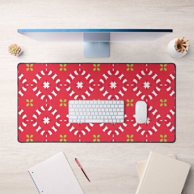 Christmas Holiday Charm Pattern 04 -  Desk Mat (Office 1)