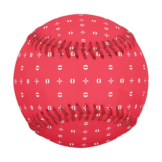 Christmas Holiday Charm Pattern 09 -  Baseball (Front)