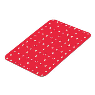 Christmas Holiday Charm Pattern 09 -  Magnet