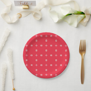 Christmas Holiday Charm Pattern 09 - Paper Plate