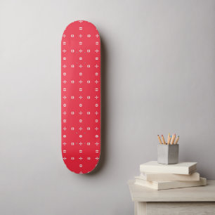 Christmas Holiday Charm Pattern 09 - Skateboard