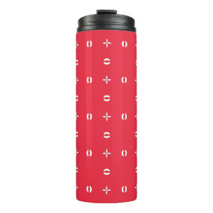 Christmas Holiday Charm Pattern 09 - Thermal Tumbler
