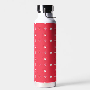 Christmas Holiday Charm Pattern 09 - Water Bottle