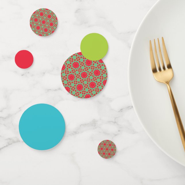 Christmas Holiday Charm Pattern  Confetti (Group)