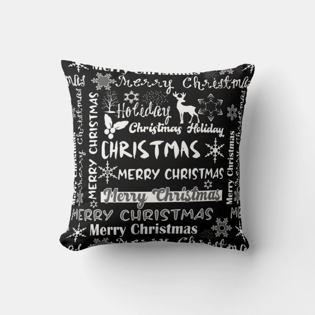Christmas holiday, Christmas pattern Cushion (Front)