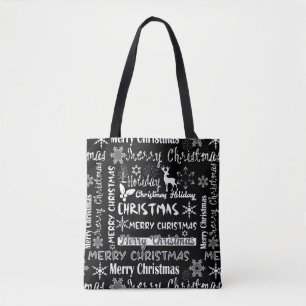 Christmas holiday, Christmas pattern Tote Bag