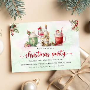 Christmas Holiday Cocktail Party Invitation