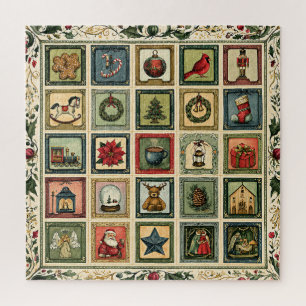 Christmas Holiday Collage Jigsaw Puzzle