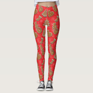 Christmas Holiday Cookie Leggings