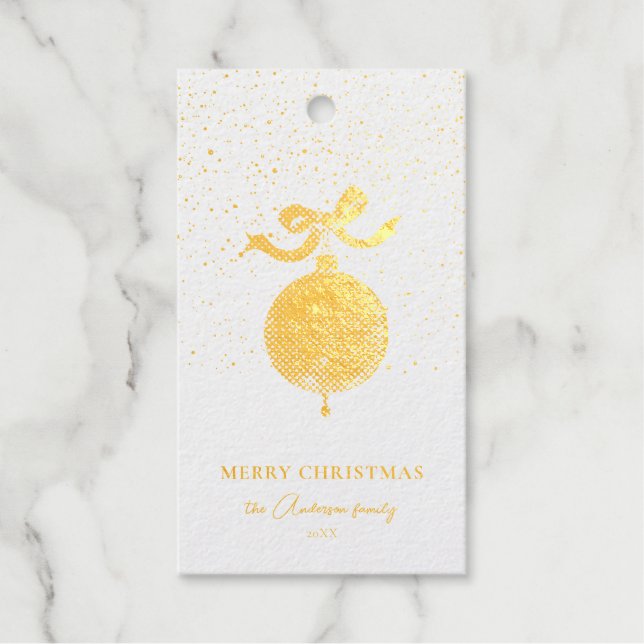 Christmas holiday Cosy Personalised Gift Tags (Front)