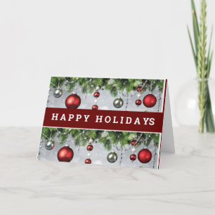 CHRISTMAS HOLIDAY DECOR CARD