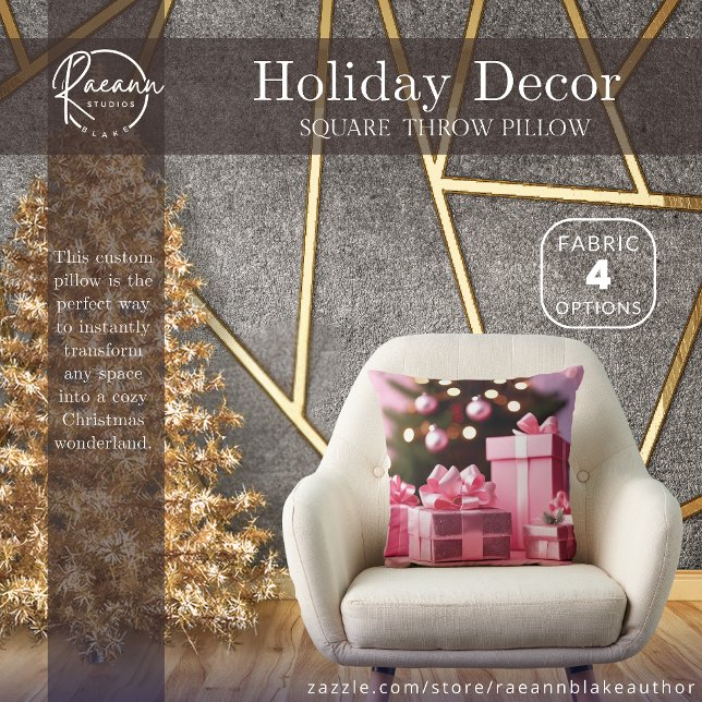 Christmas Holiday Decor Throw Pillow (Creator Uploaded)