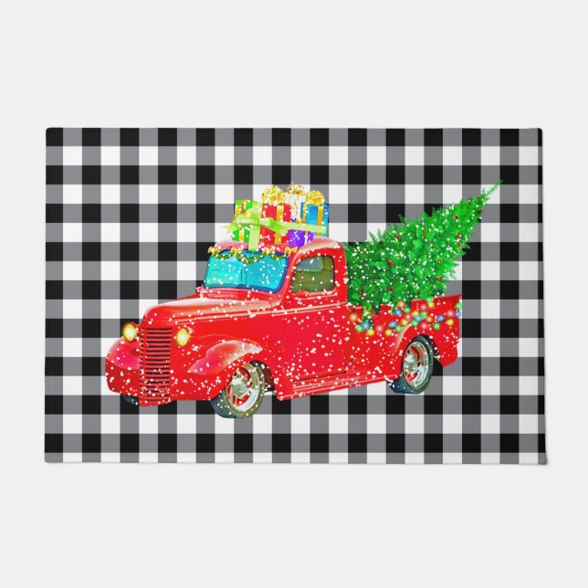 Christmas Holiday Doormat (Front)