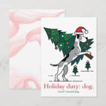 Christmas Holiday duty: dog. Great Dane Version.