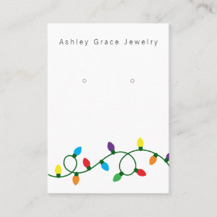Christmas Holiday Earring Display Card